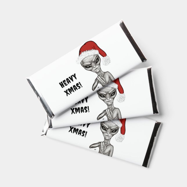 Bad Alien , Heavy Xmas ! Hershey Bar Favors (Front)