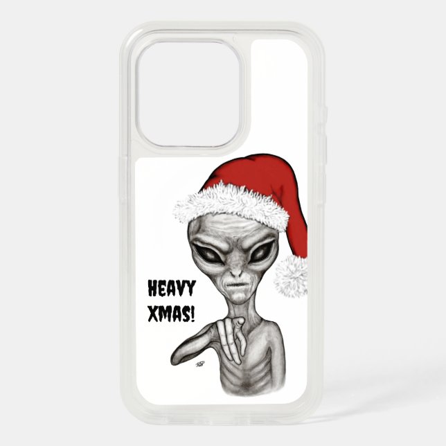 Bad Alien , Heavy Xmas ! iPhone 15 Pro Case (Back)