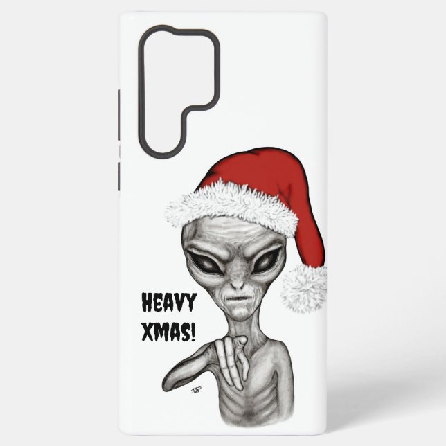 Bad Alien , Heavy Xmas ! Samsung Galaxy Case (Back)
