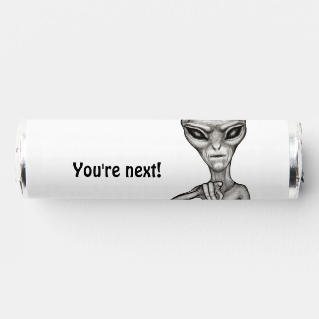 Bad Alien , You're next ! Breath Savers® Mints (Front)