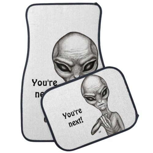 Bad Alien  Youre next  Car Floor Mat