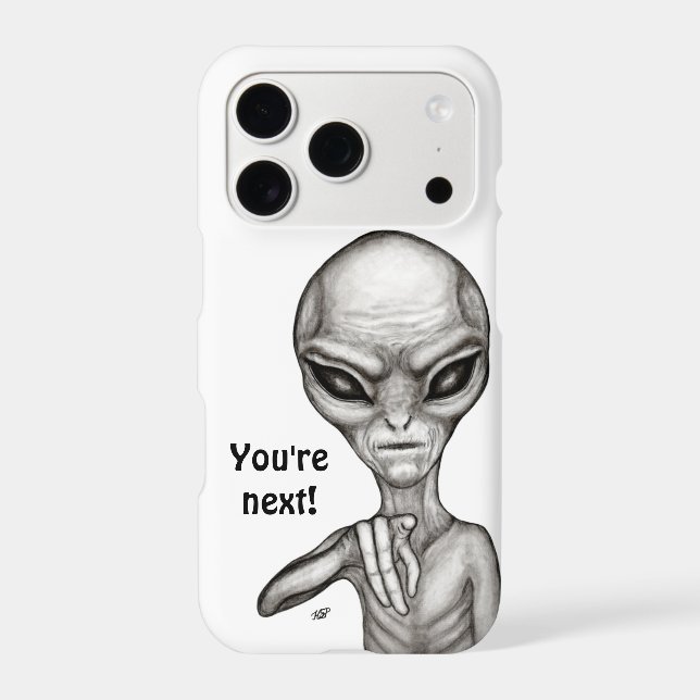 Bad Alien , You're next ! Case-Mate iPhone Case (Back)