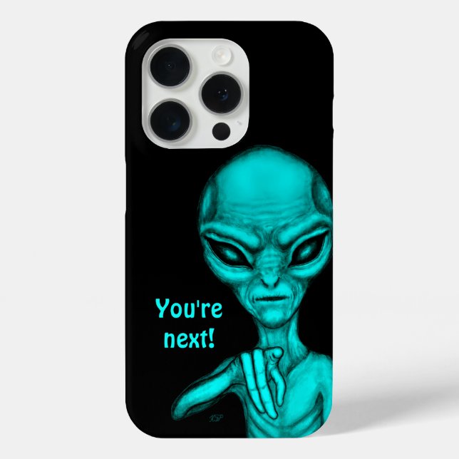Bad Alien , You're next ! Case-Mate iPhone Case (Back)