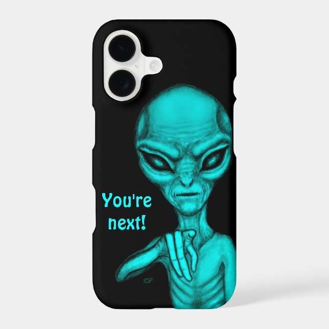 Bad Alien , You're next ! Case-Mate iPhone Case (Back)
