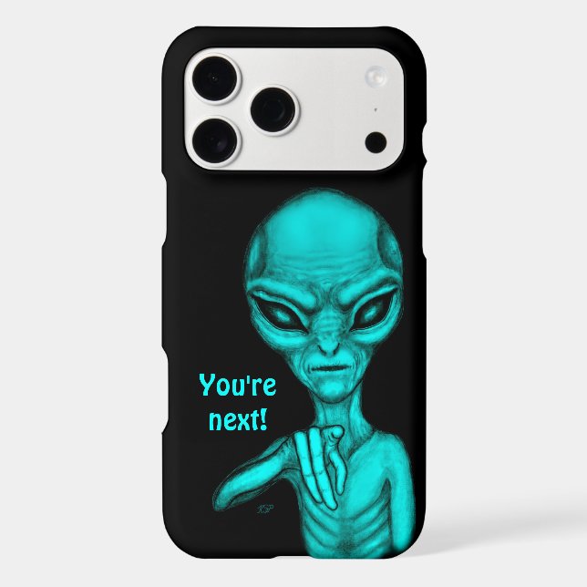 Bad Alien , You're next ! Case-Mate iPhone Case (Back)