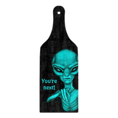 Bad Alien  Youre next  Cutting Board