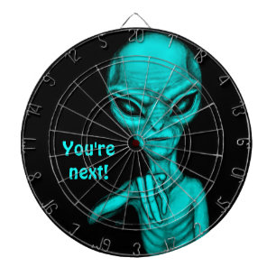 Bad Alien , You're next ! Dart Board