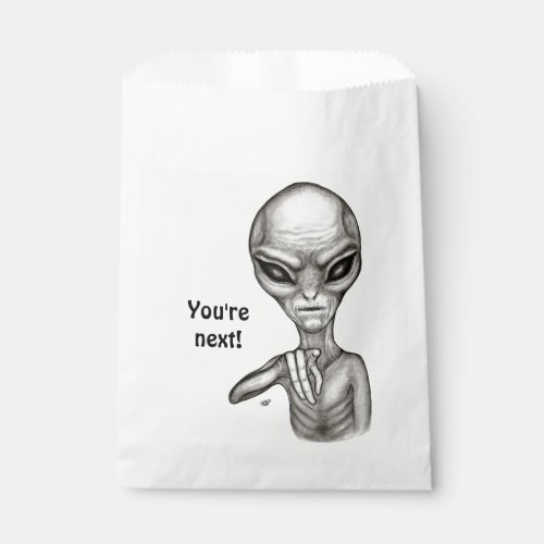 Bad Alien  Youre next  Favor Bag