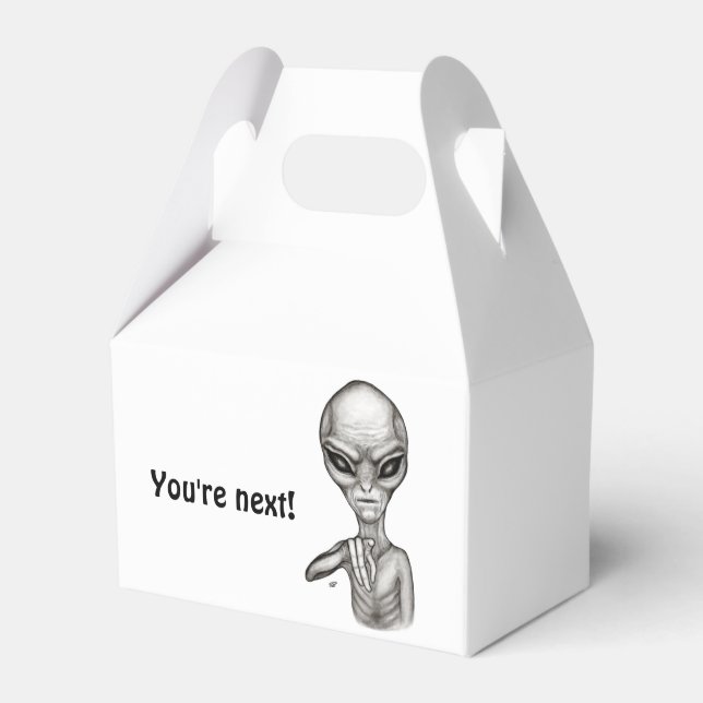 Bad Alien , You're next ! Favor Box (Front Side)