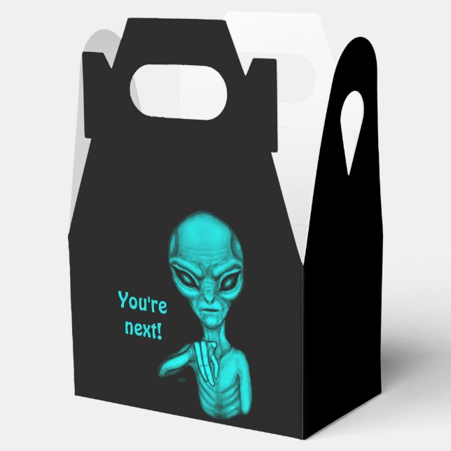 Bad Alien , You're next ! Favor Boxes (Opened)
