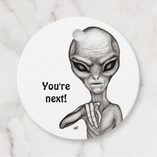 Bad Alien , You're next ! Gift Tags