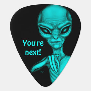 Bad Alien , You're next ! Guitar Pick