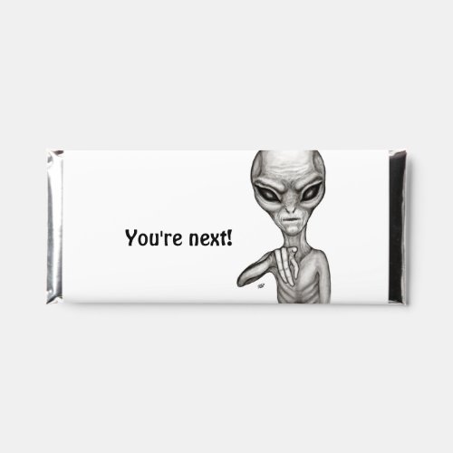 Bad Alien  Youre next  Hershey Bar Favors