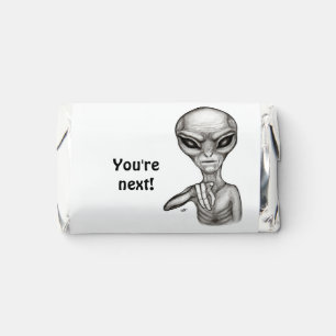 Bad Alien , You're next ! Hershey's Miniatures