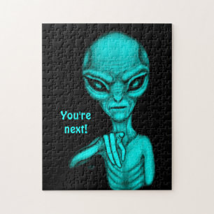 Bad Alien , You're next ! Jigsaw Puzzle