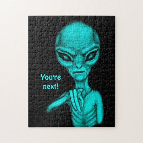 Bad Alien  Youre next  Jigsaw Puzzle