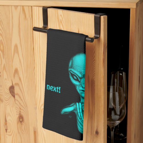 Bad Alien  Youre next  Kitchen Towel