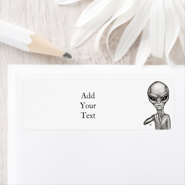 Bad Alien , You're next ! Label (Insitu)