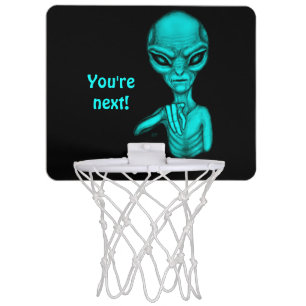 Bad Alien , You're next ! Mini Basketball Hoop