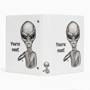 Bad Alien , You're next ! Mini Binder