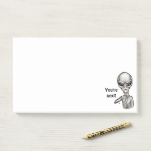 Bad Alien , You're next ! Post-it Notes