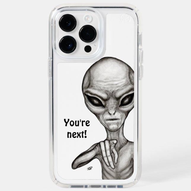 Bad Alien , You're next ! Speck iPhone Case (Front)