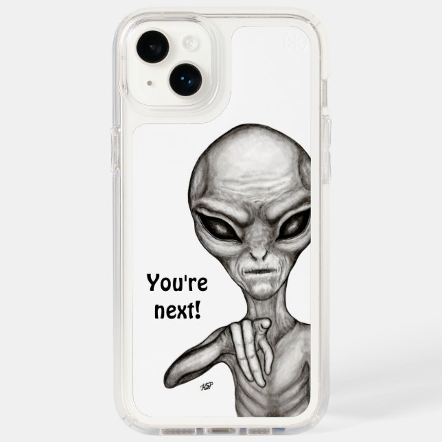 Bad Alien , You're next ! Speck iPhone Case (Front)