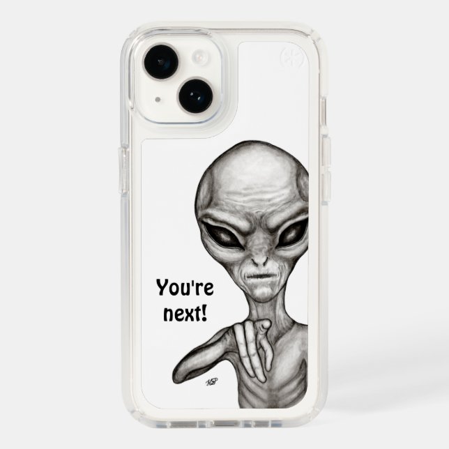 Bad Alien , You're next ! Speck iPhone Case (Front)