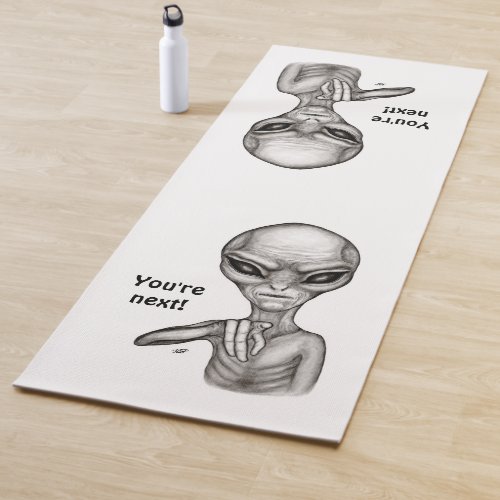 Bad Alien  Youre next  Yoga Mat