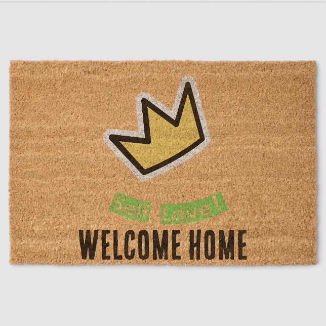 Bad and Boo-jee Fiber Doormat (Front)