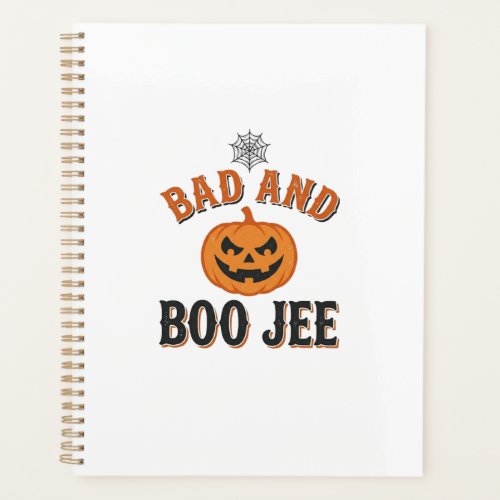 Bad And Boo Jee Halloween Pumpkin Graphic_1 Planner