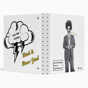 Bad and Boo-jee “I Am the Storm” Gothic 3 Ring Binder