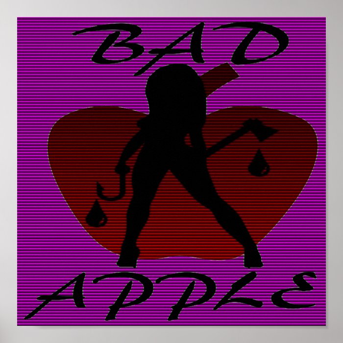 BAD APPLE BLINDS POSTER