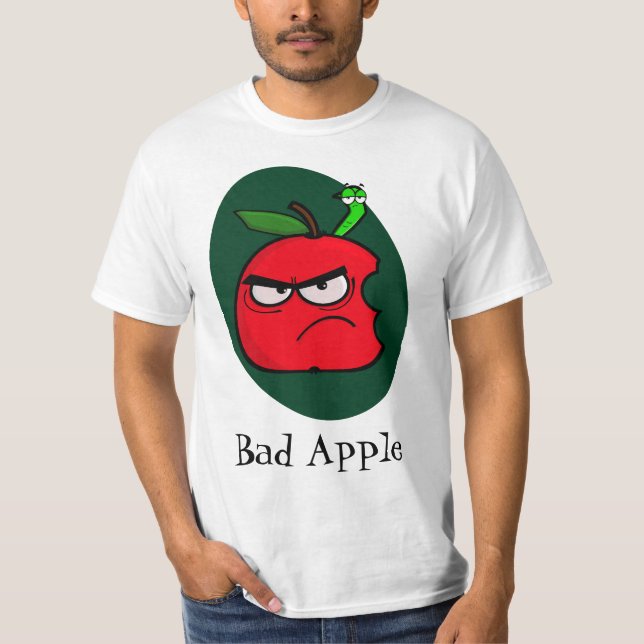 Bad Apple Cartoon T-Shirt (Front)