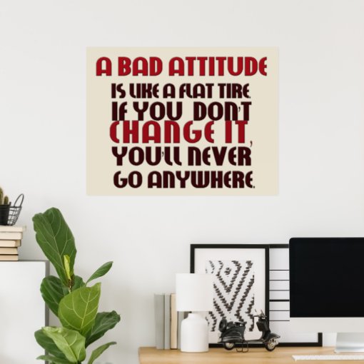 Bad Attitude Poster 