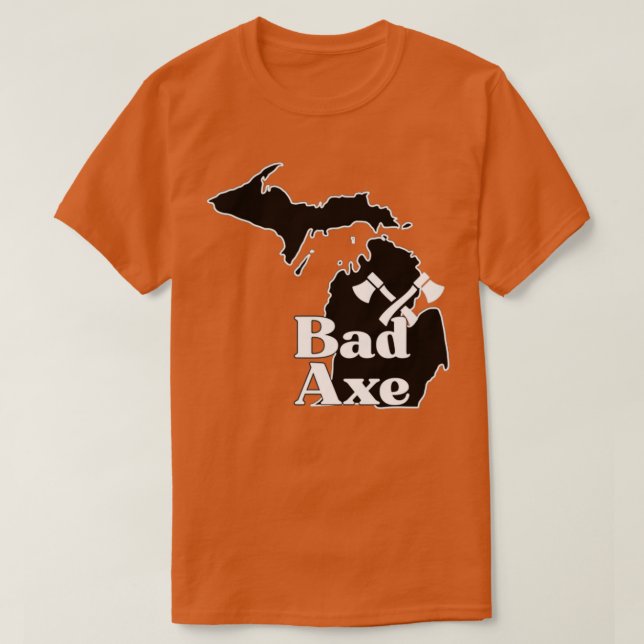 Bad Ax Michigan Hometown Souvenir T-Shirt (Design Front)