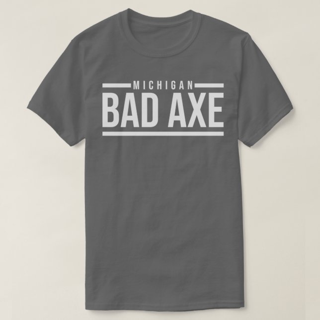 Bad Ax Michigan T-Shirt (Design Front)