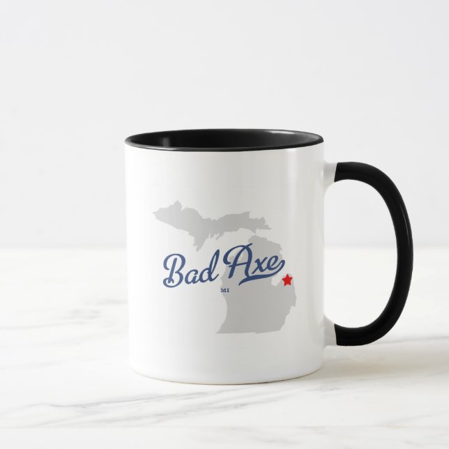 Bad Axe Michigan MI Shirt Mug (Right)