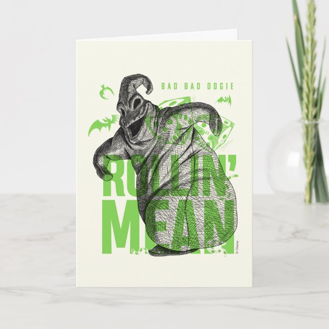 Bad Bad Oogie Rollin' Mean Card (Front)