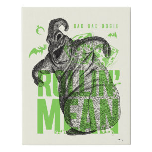 Bad Bad Oogie Rollin' Mean Faux Canvas Print
