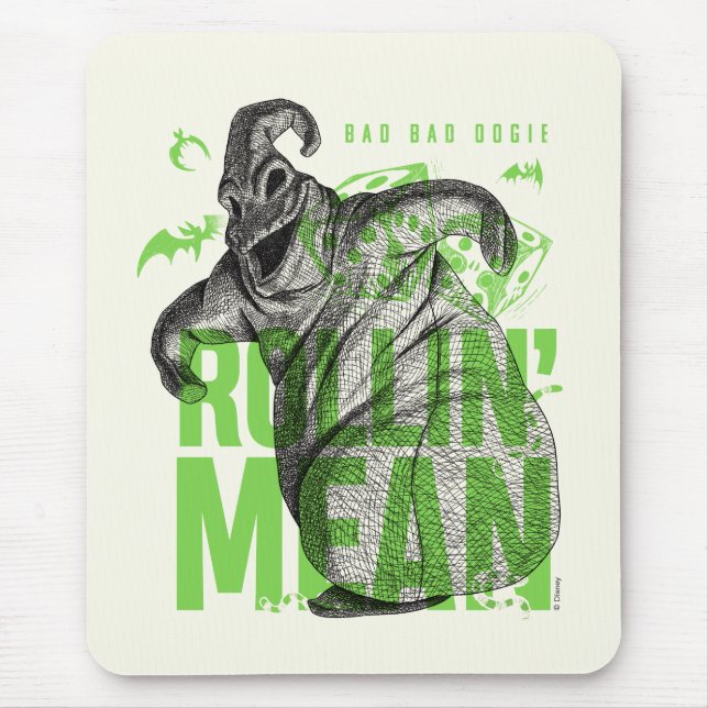 Bad Bad Oogie Rollin' Mean Mouse Pad (Front)