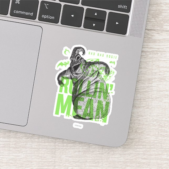 Bad Bad Oogie Rollin' Mean Sticker (Detail)