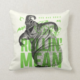 Bad Bad Oogie Rollin' Mean Throw Pillow