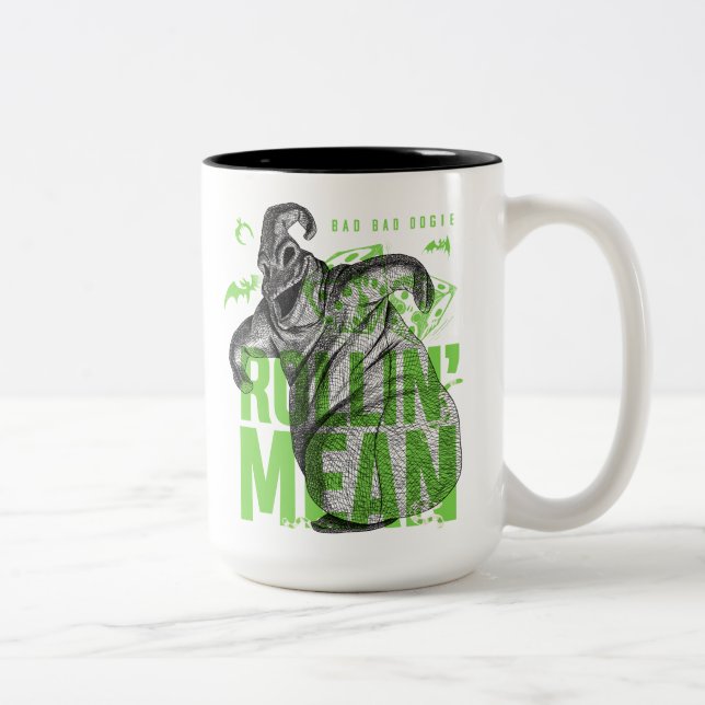 Bad Bad Oogie Rollin' Mean Two-Tone Coffee Mug (Right)