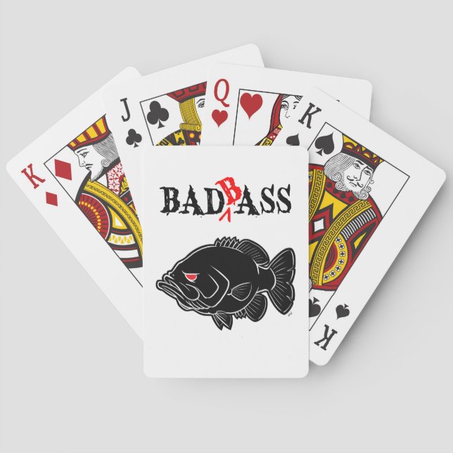 Bad Bass Playing Cards (Back)