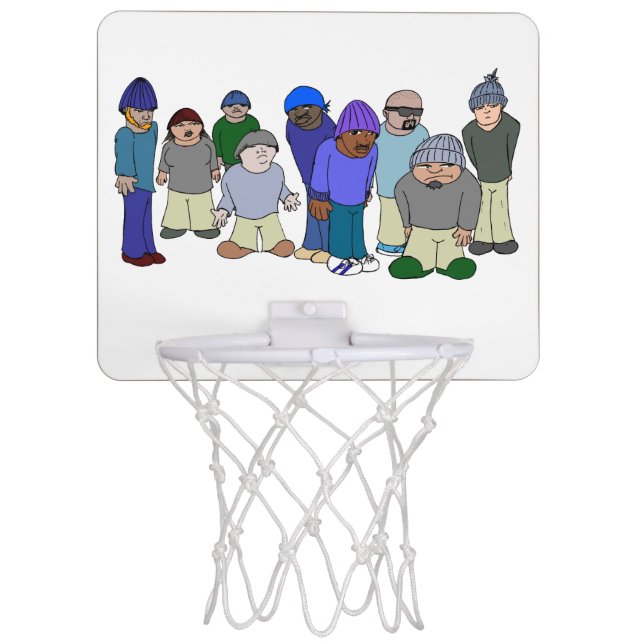 Bad Beanie Clique Mini Basketball Hoop (Front)