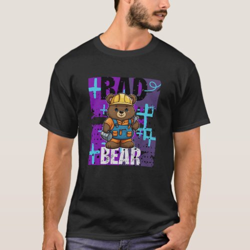 Bad Bear Construction Worker T_Shirt