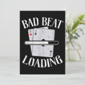 Bad Beat Loading Texas Holdem Casino Funny Poker (Standing Front)
