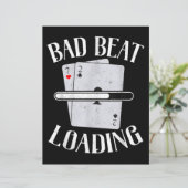 Bad Beat Loading Texas Holdem Casino Funny Poker (Standing Front)