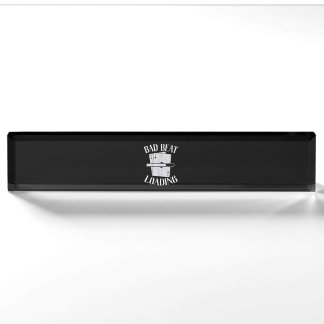 Bad Beat Loading Texas Holdem Casino Funny Poker Desk Name Plate